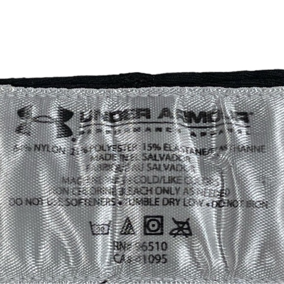 Under Armour Performance Apparel size large cold gear black stretchy silky pants - Picture 6 of 7